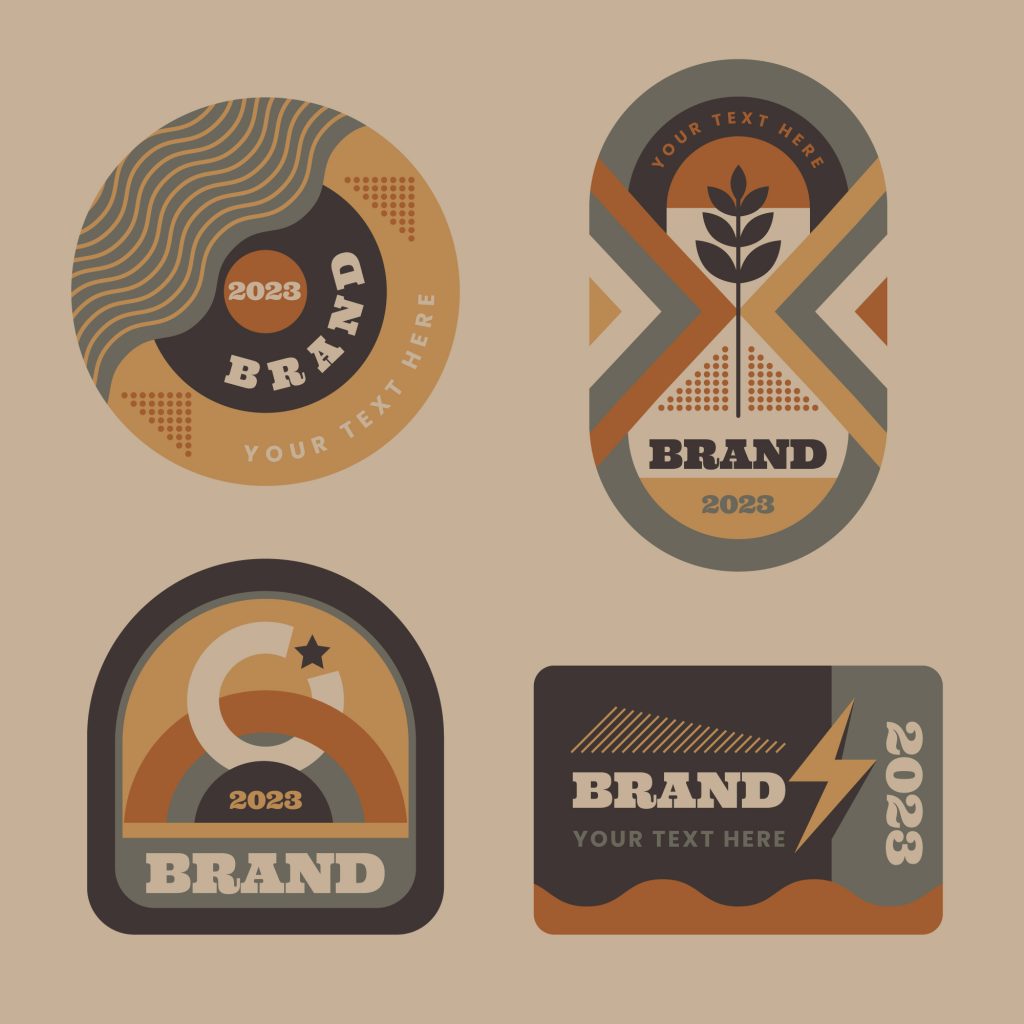 retro branding and packaging