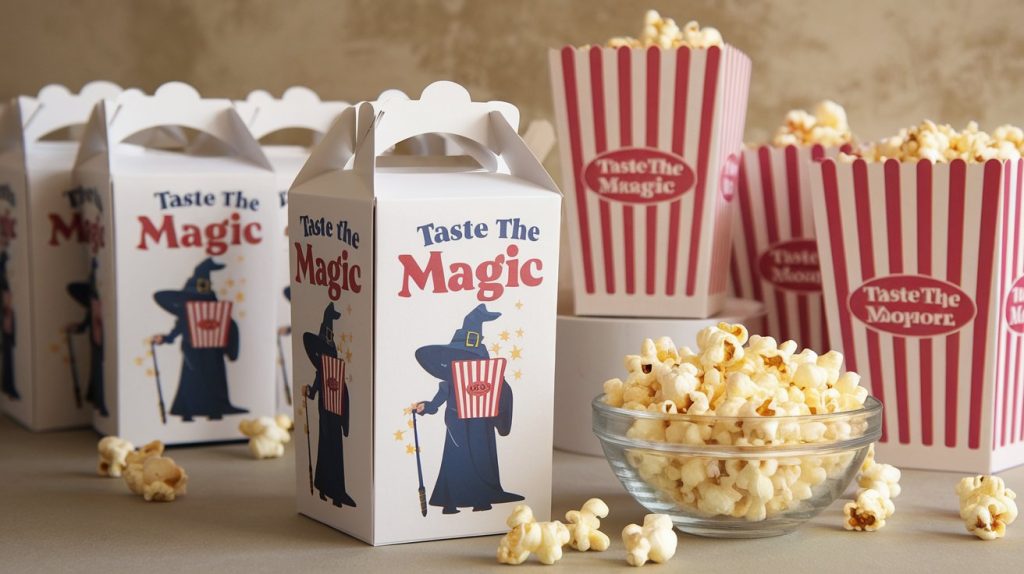 custom printed popcorn boxes for brand visibility