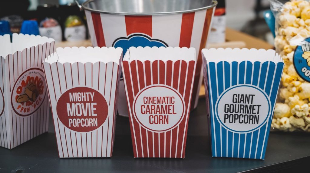 customization options for popcorn boxes